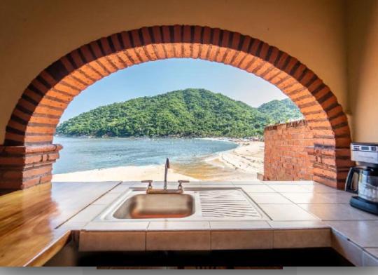 Villa casa Papaya Frente al mar Yelapa Exterior foto