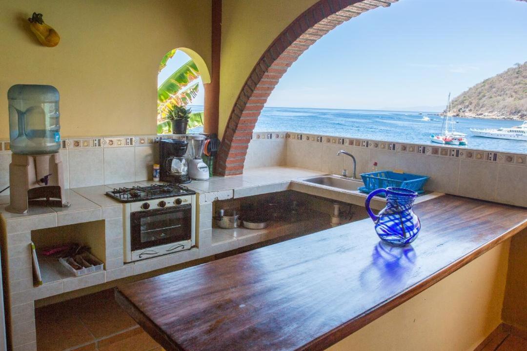 Villa casa Papaya Frente al mar Yelapa Exterior foto